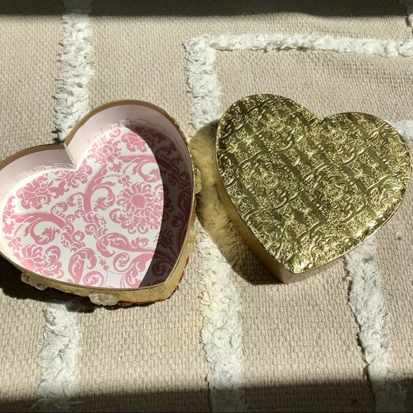 💝Crystal Heart Box Vintage Jewelry Valentine - Picture 15 of 15